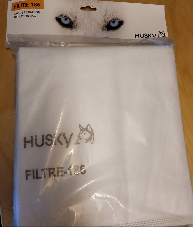 Husky FILTRE-186 Air High Efficiency Central Vacuum Bags 3 Pack