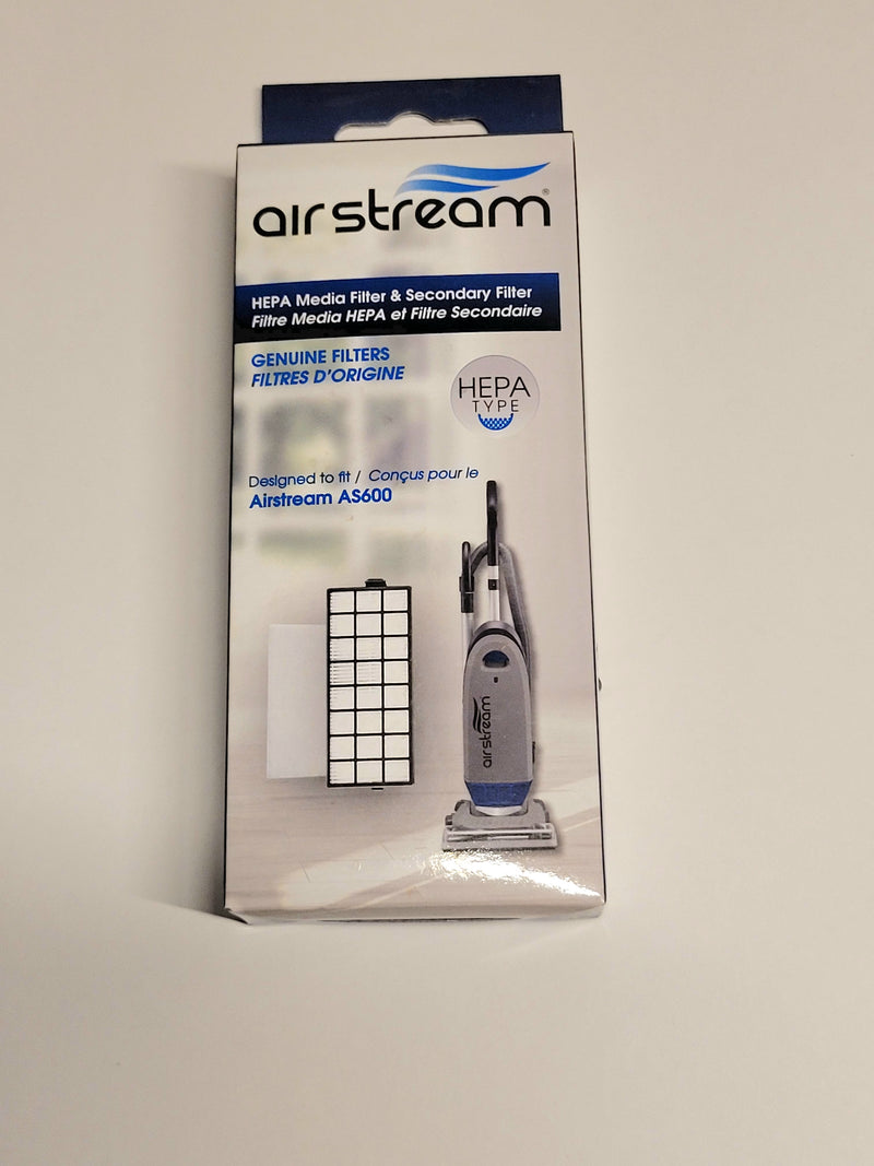 HEPA replacement filters for the Airstream AS600 Upright vacuum
