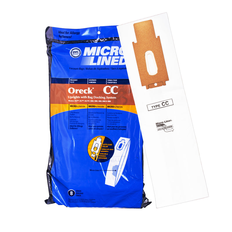 Oreck Upright Type CC Paper Bags - MLvac.com
