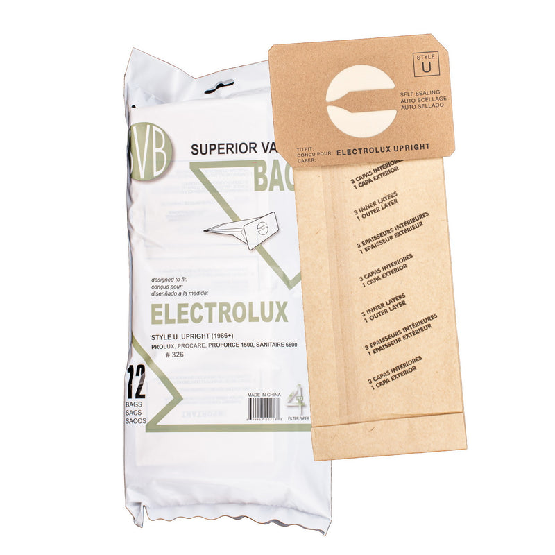 Electrolux 4-ply Paper Bags Style U