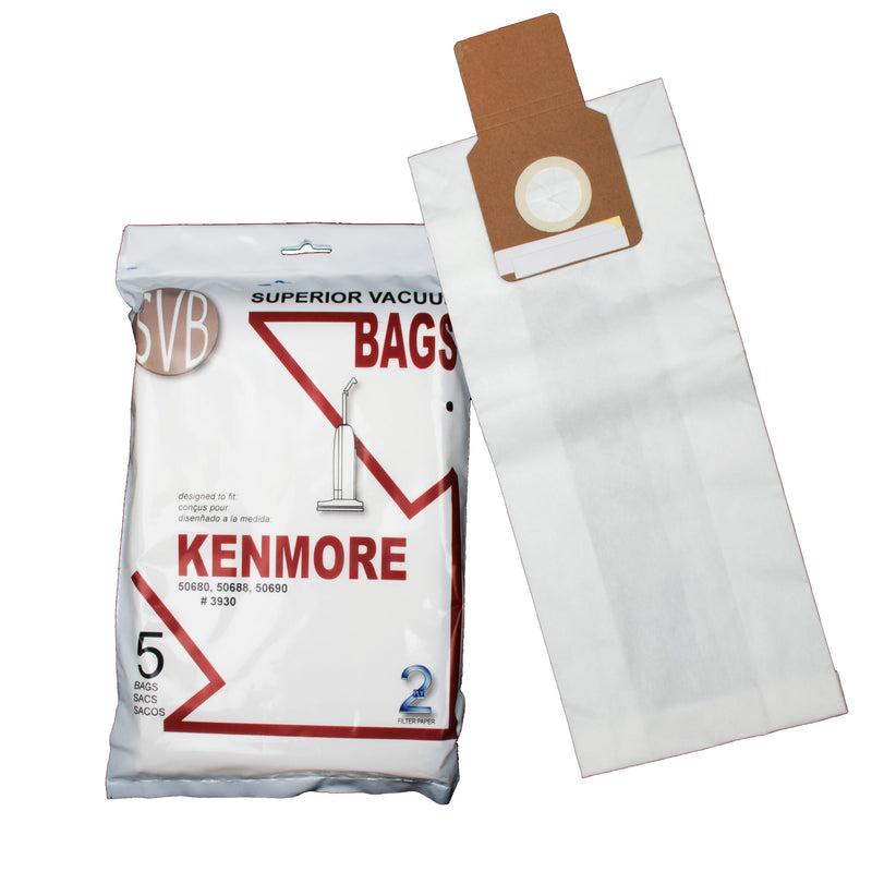 Kenmore Paper Bags 2 Ply, 5 Pack - MLvac.com