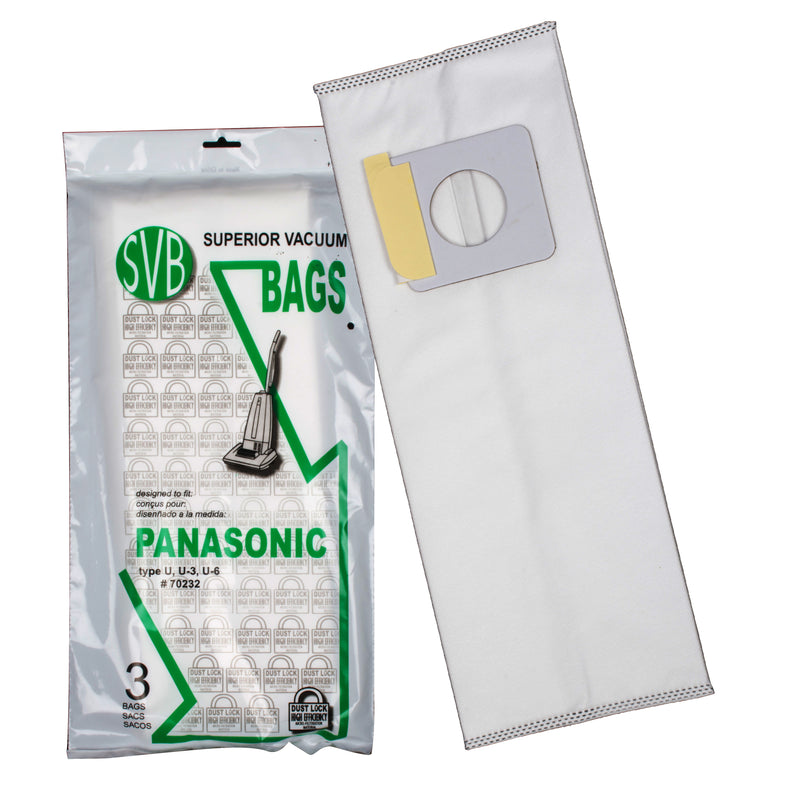 Panasonic Upright Dustlock Bags - MLvac.com