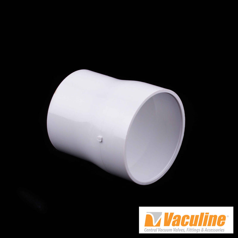 Canplas Vaculine Central Fitting Reducer Adapter Coupling to Vacuflo HP White