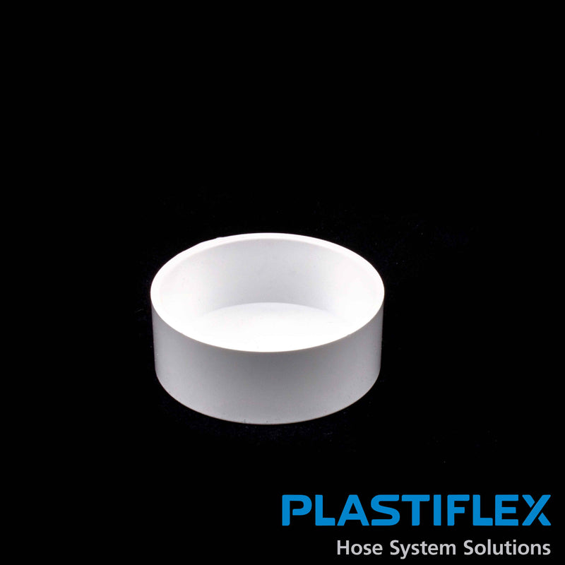 Plastiflex Central Fitting Pipe End Cap, White