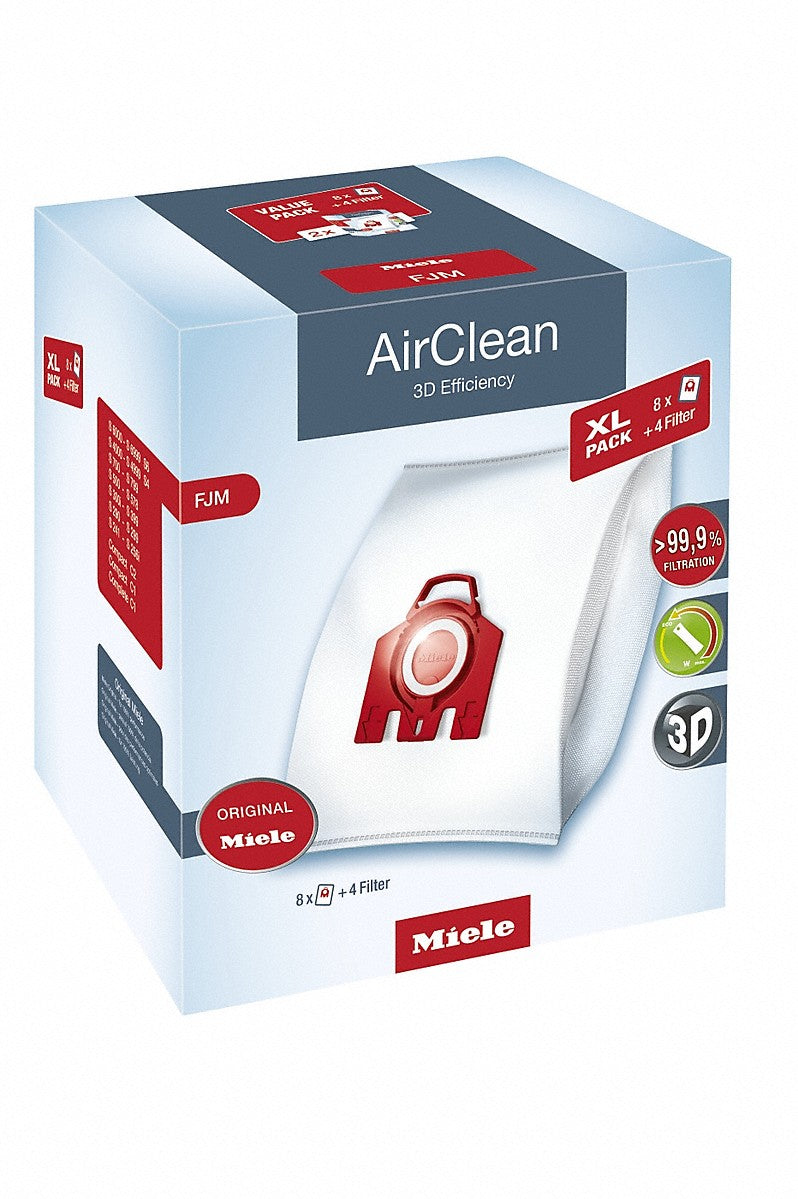 Miele Original AirClean 3D Efficiency FJM XL [Red] ValuePack dustbags