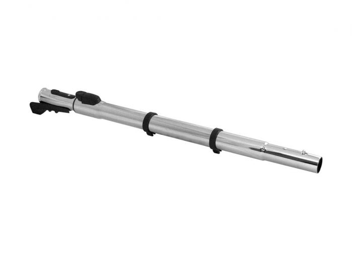 CycloVac Telescopic wand with hole and power cord clips, 24" to 35.5" (61-90 cm), chrome [TBMANEXE] - MLvac.com