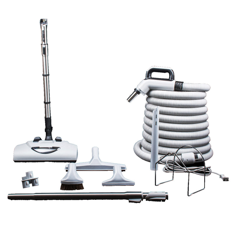 35' Deluxe Central Accessory Kit with Wessel EBK360 Power Nozzle - MLvac.com