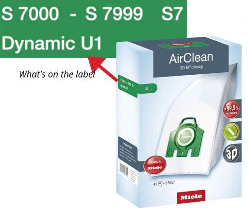 AirClean 3D Efficiency U [Green] DustBags